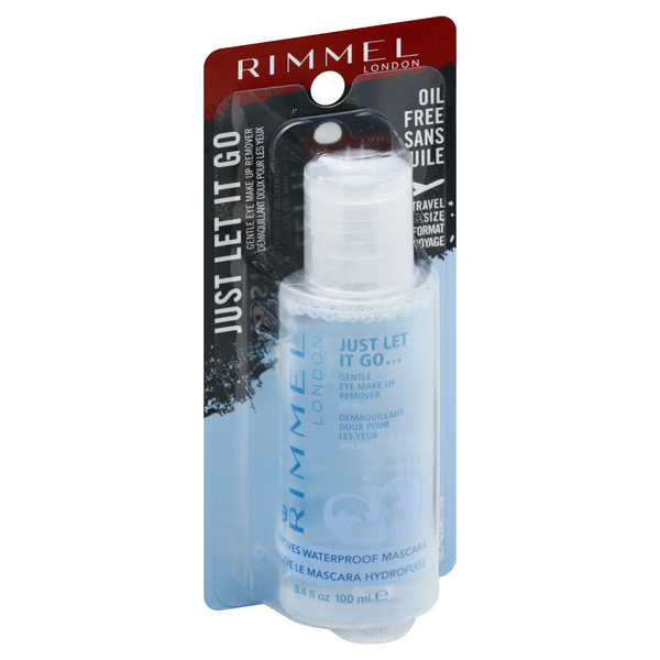 slide 1 of 1, Rimmel London Make Up Remover, Gentle Eye, Oil Free, 3.4 oz