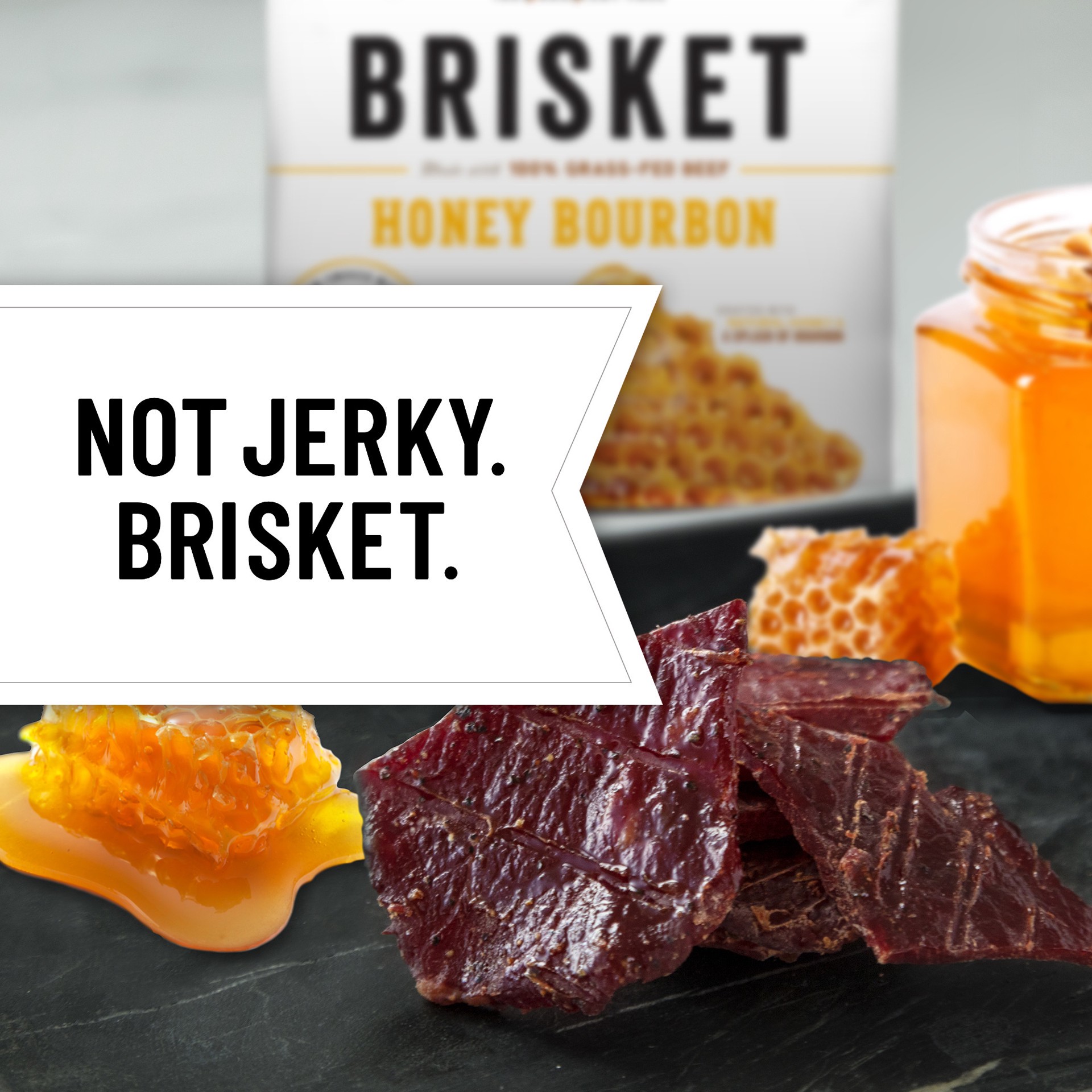 slide 5 of 5, Duke's Honey Bourbon Beef Brisket Strips, 2.5 oz., 2.5 oz