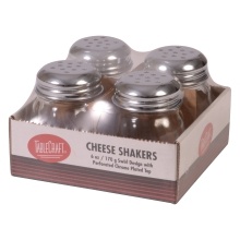 slide 1 of 1, TableCraft Cheese Shakers, 4 ct