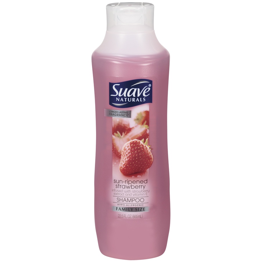 slide 1 of 1, Suave Naturals Sun-Ripened Strawberry Shampoo, 30 oz