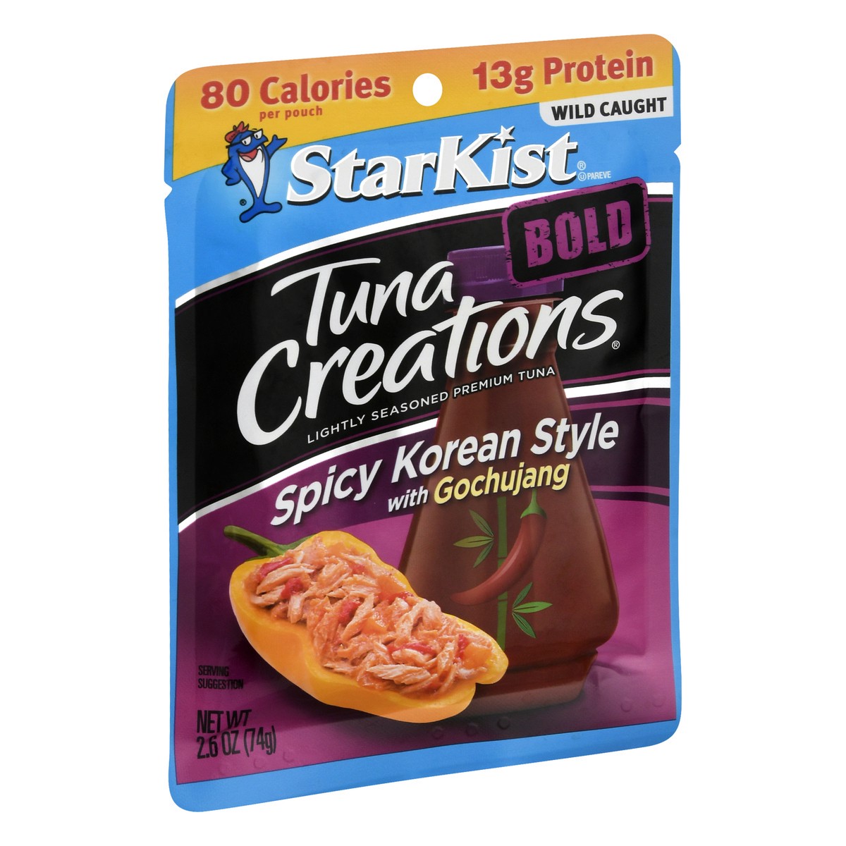 slide 5 of 8, Starkist Tuna Creations Bold Spicy Korean Style, 2.6 oz