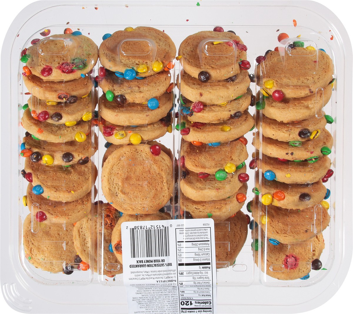 slide 8 of 13, First Street M&M Candy Cookies, 30.5 oz