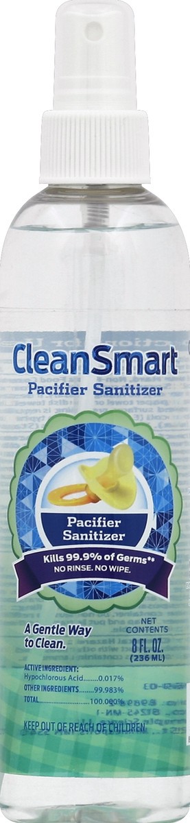 slide 2 of 2, Clean Smart Pacifier Sanitizer, 8 oz