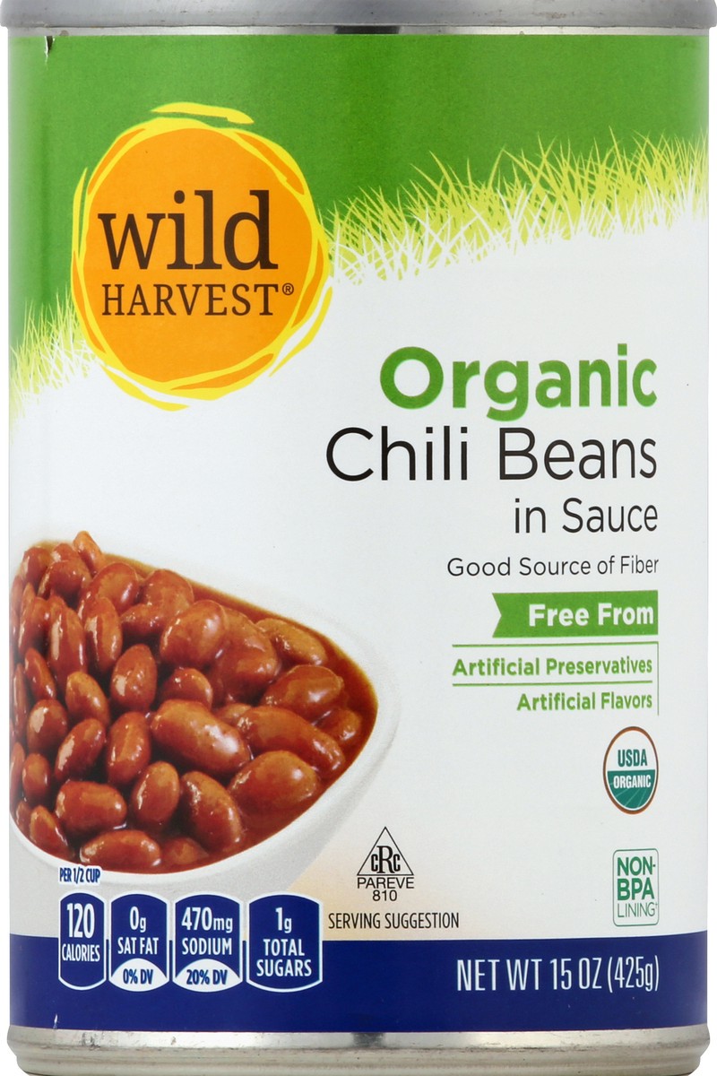 slide 5 of 7, Wild Harvest Organic Chili Beans In Sauce, 15 oz