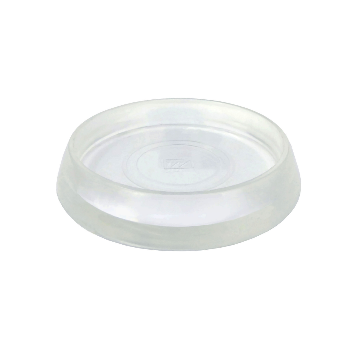 slide 1 of 29, Super Sliders 1 13/16" Round Multi-Surface Reusable Caster Cups, Clear, 4 ct