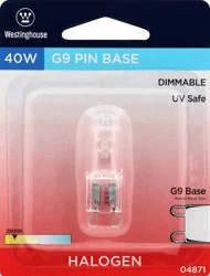 Westinghouse Halogen 40 Watts Light Bulb, 1 ea