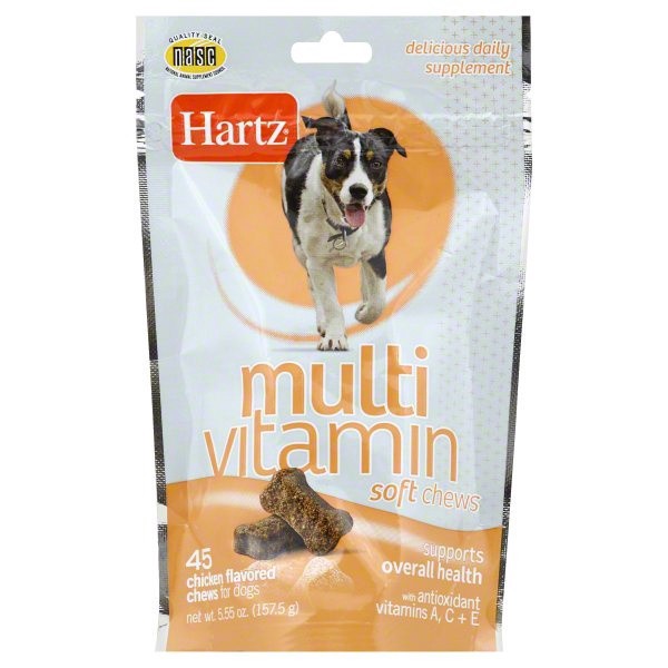 slide 1 of 1, Hartz Multi Vitamin Soft Chews, 5.55 oz