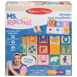 Melissa & Doug® Ms. Rachel® Blocks + Activity Cards, 1 ct