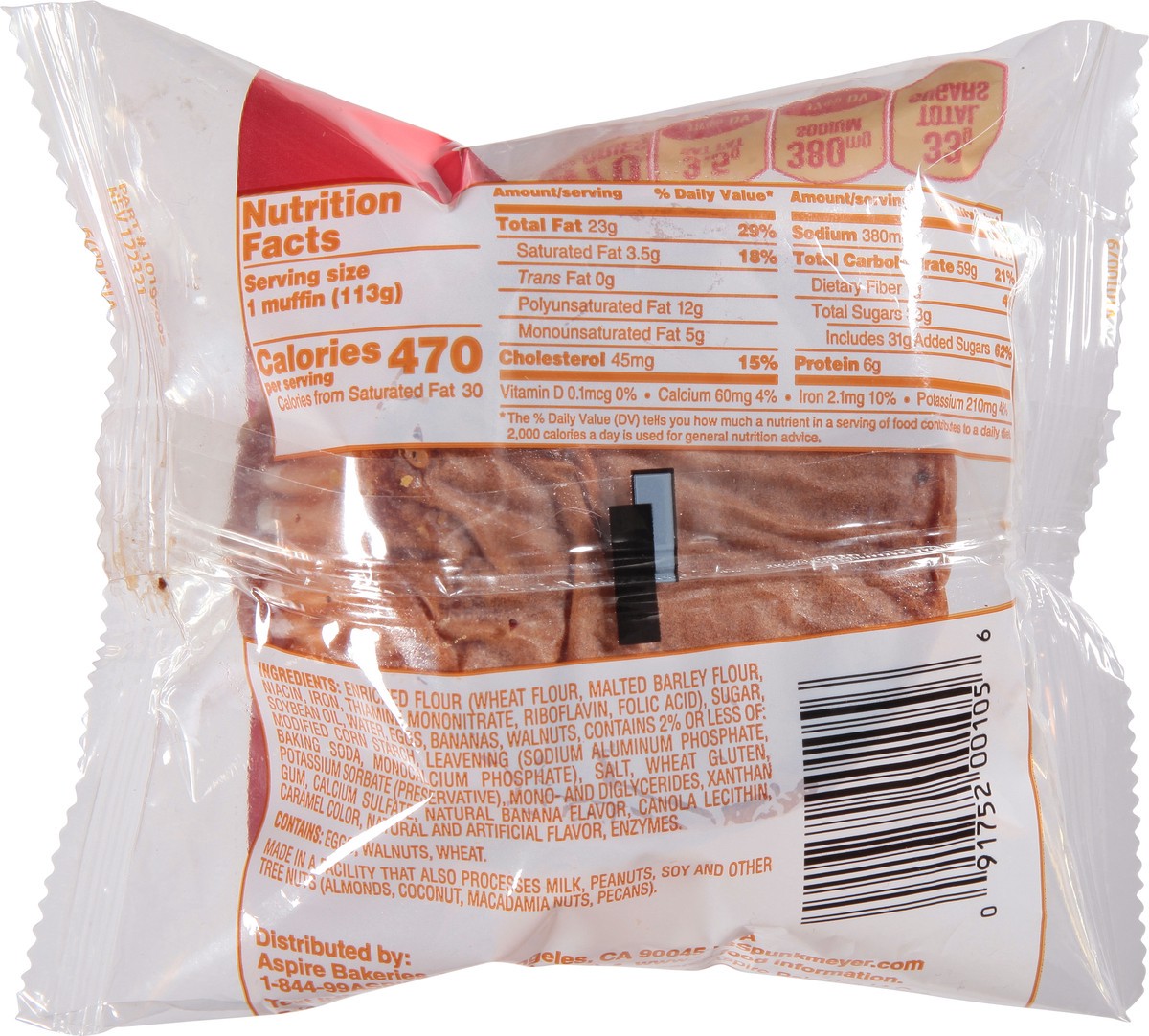 slide 3 of 9, Otis Spunkmeyer Banana Muffin, 1 ct