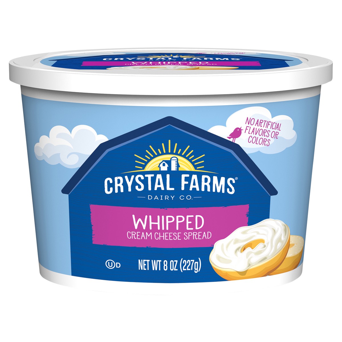 slide 2 of 7, Crystal Farms Cream Cheese Spread, 8 oz