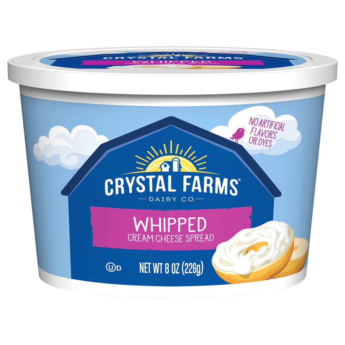 slide 1 of 7, Crystal Farms Cream Cheese Spread, 8 oz