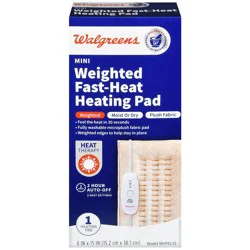Walgreens Fast-Heat Weighted Heating Pad