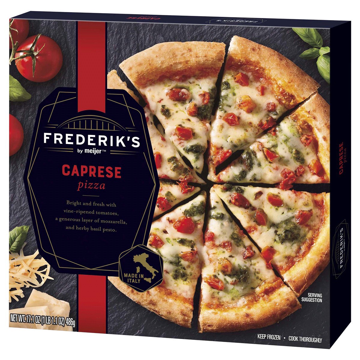 slide 28 of 29, FREDERIKS BY MEIJER Frederik's by Meijer Caprese Pizza, 17.1 oz