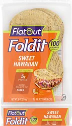 Flatout Foldit Sweet Hawaiian Flatbread 6ct, 9 oz