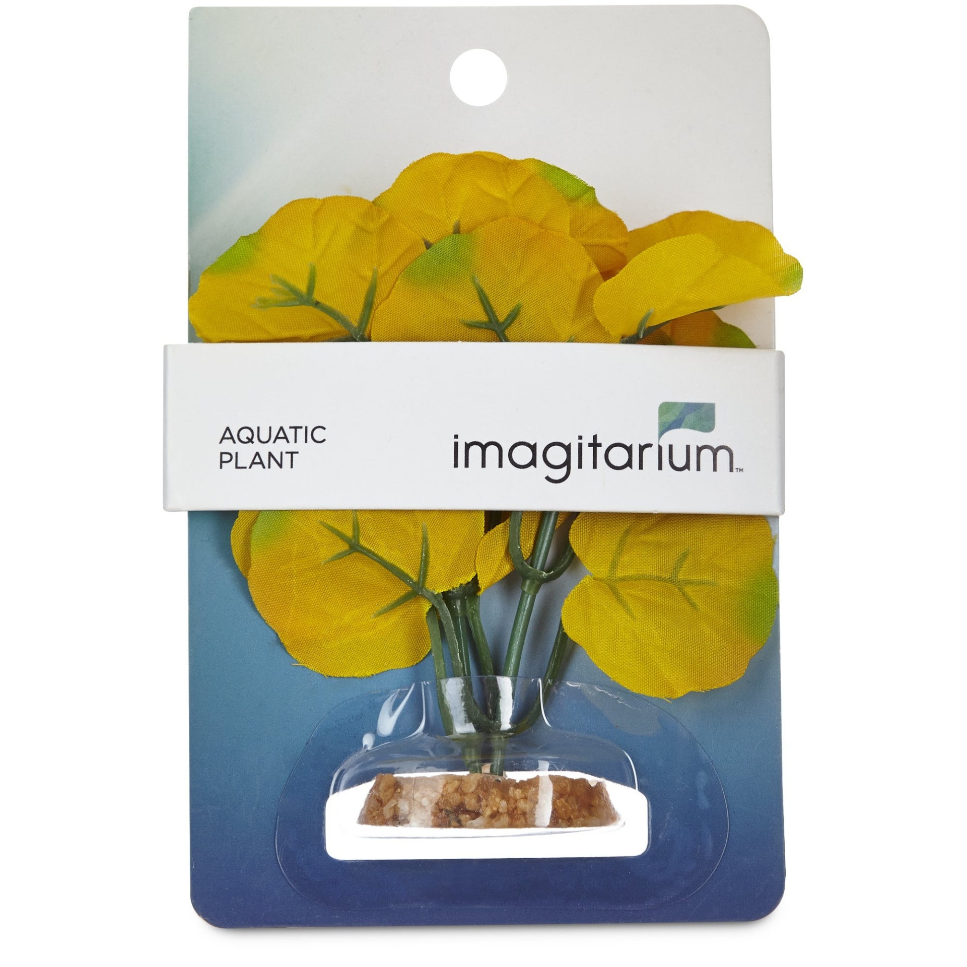 slide 1 of 1, Imagitarium Yellow Summer Silk Plants Aquatic Decor, SM