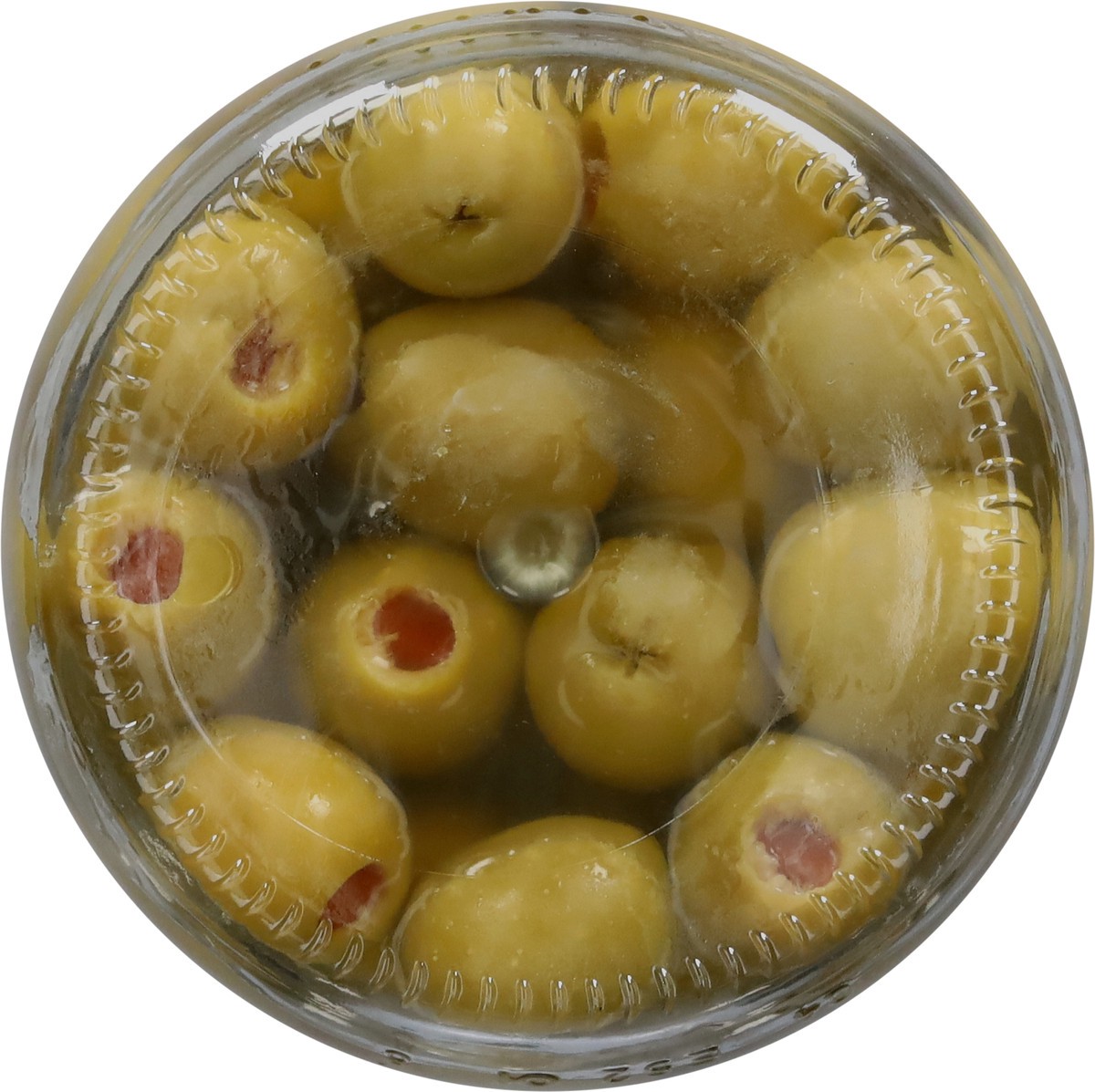 slide 11 of 13, First Street Fs Premium Colossal Qn Olvs Pmnt0 Stfd, 39 oz