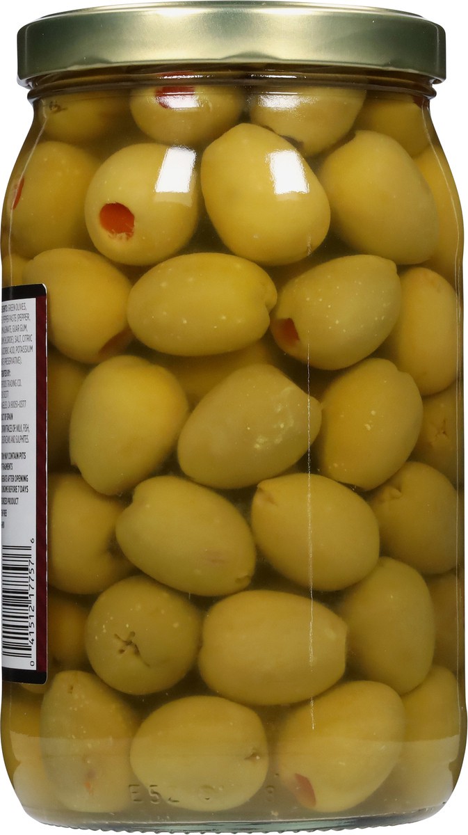 slide 8 of 13, First Street Fs Premium Colossal Qn Olvs Pmnt0 Stfd, 39 oz