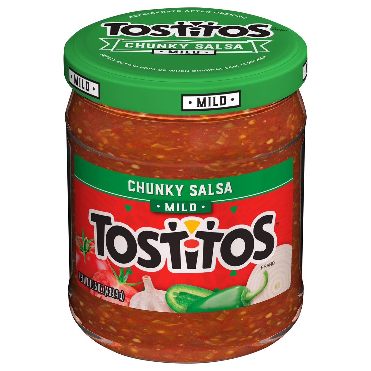 slide 1 of 9, Tostitos Chunky Salsa Mild - 15.5 oz, 15.5 oz