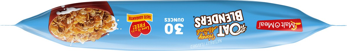 slide 6 of 9, Malt-O-Meal Honey and Oat Blenders with Almonds Breakfast Cereal, Family Size Bulk Bagged Cereal, 30 Ounce - 1 count, 30 oz