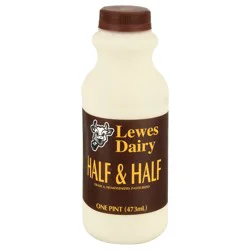 Lewes Dairy Half & Half 1 pint