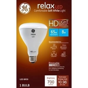 slide 1 of 1, Ge 65W Eq Hd Relax Br30, 1 ct
