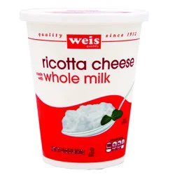 Weis Quality Whole Milk Ricotta Cheese