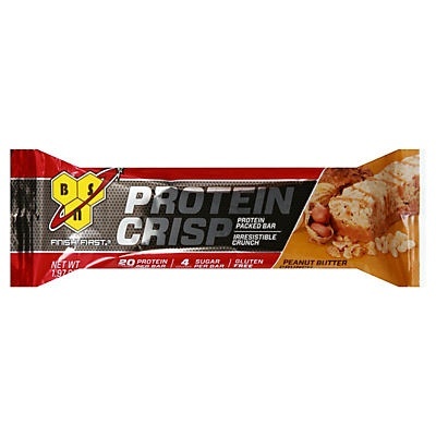 slide 1 of 1, BSN Protein Crisp Bar Peanut Butter Crunch, 1.97 oz