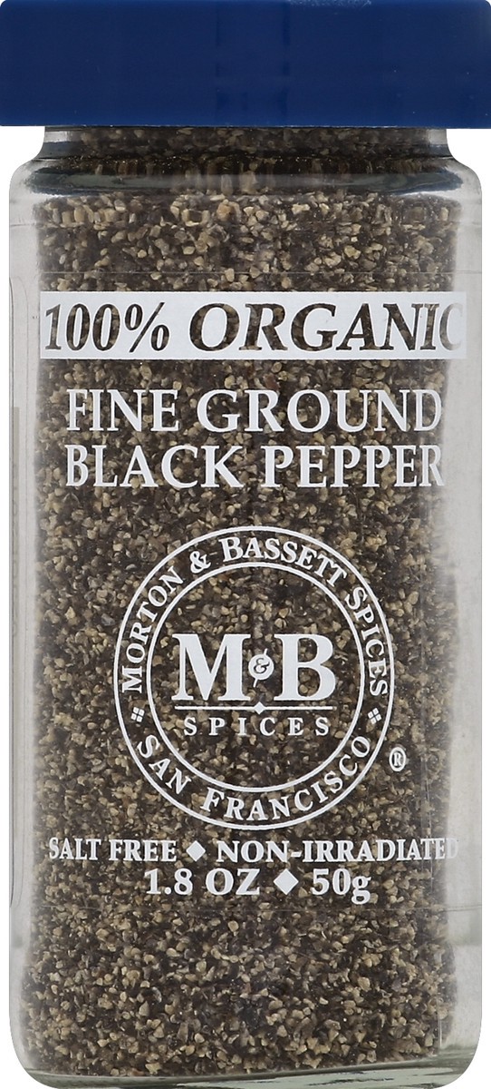 slide 2 of 2, Morton & Bassett Fine Ground Black Pepper - 1.8 Oz, 1.8 oz