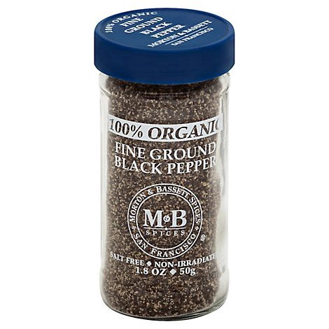slide 1 of 2, Morton & Bassett Fine Ground Black Pepper - 1.8 Oz, 1.8 oz