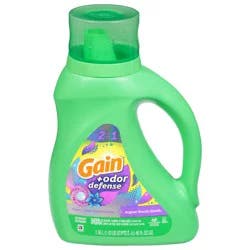 Gain +Odor Defense 2 in 1 Super Fresh Blast Detergent 46 fl oz