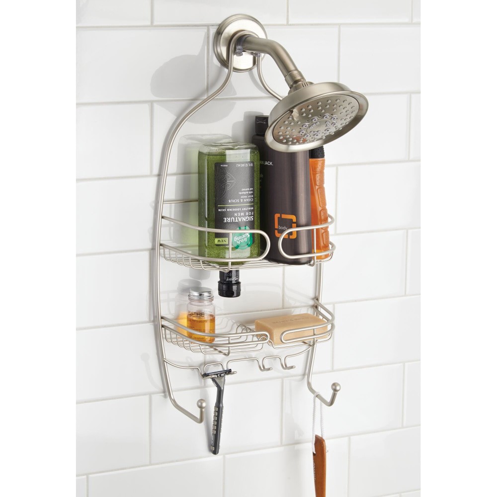 slide 5 of 6, InterDesign Neo Shower Caddy - Medium - Satin Nickel, 1 ct