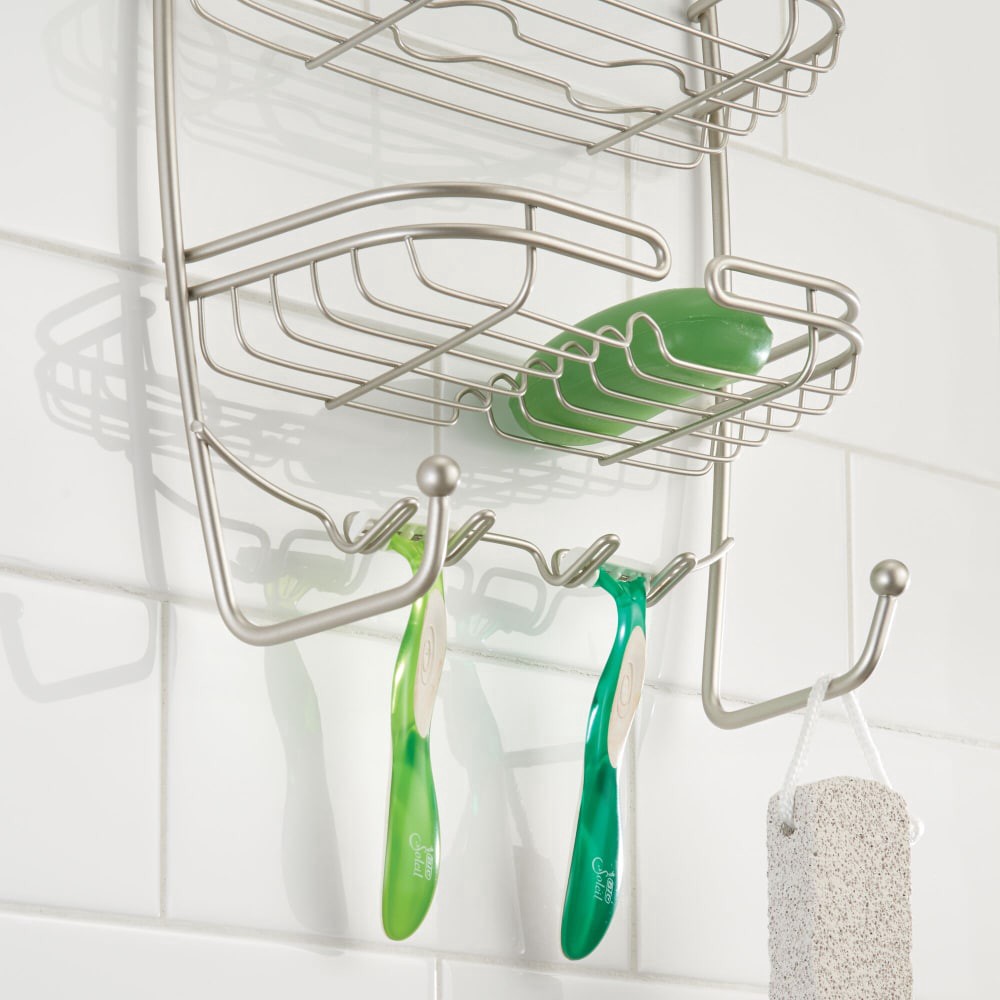 slide 6 of 6, InterDesign Neo Shower Caddy - Medium - Satin Nickel, 1 ct