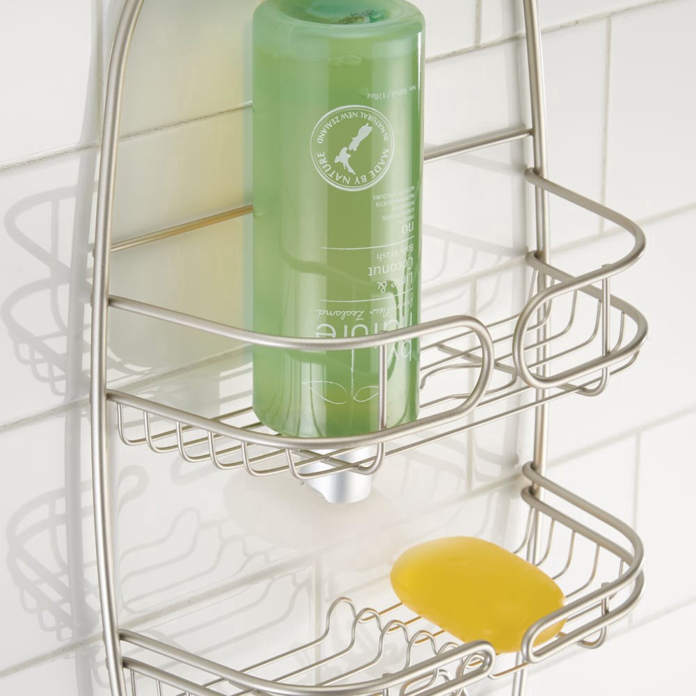 slide 4 of 6, InterDesign Neo Shower Caddy - Medium - Satin Nickel, 1 ct
