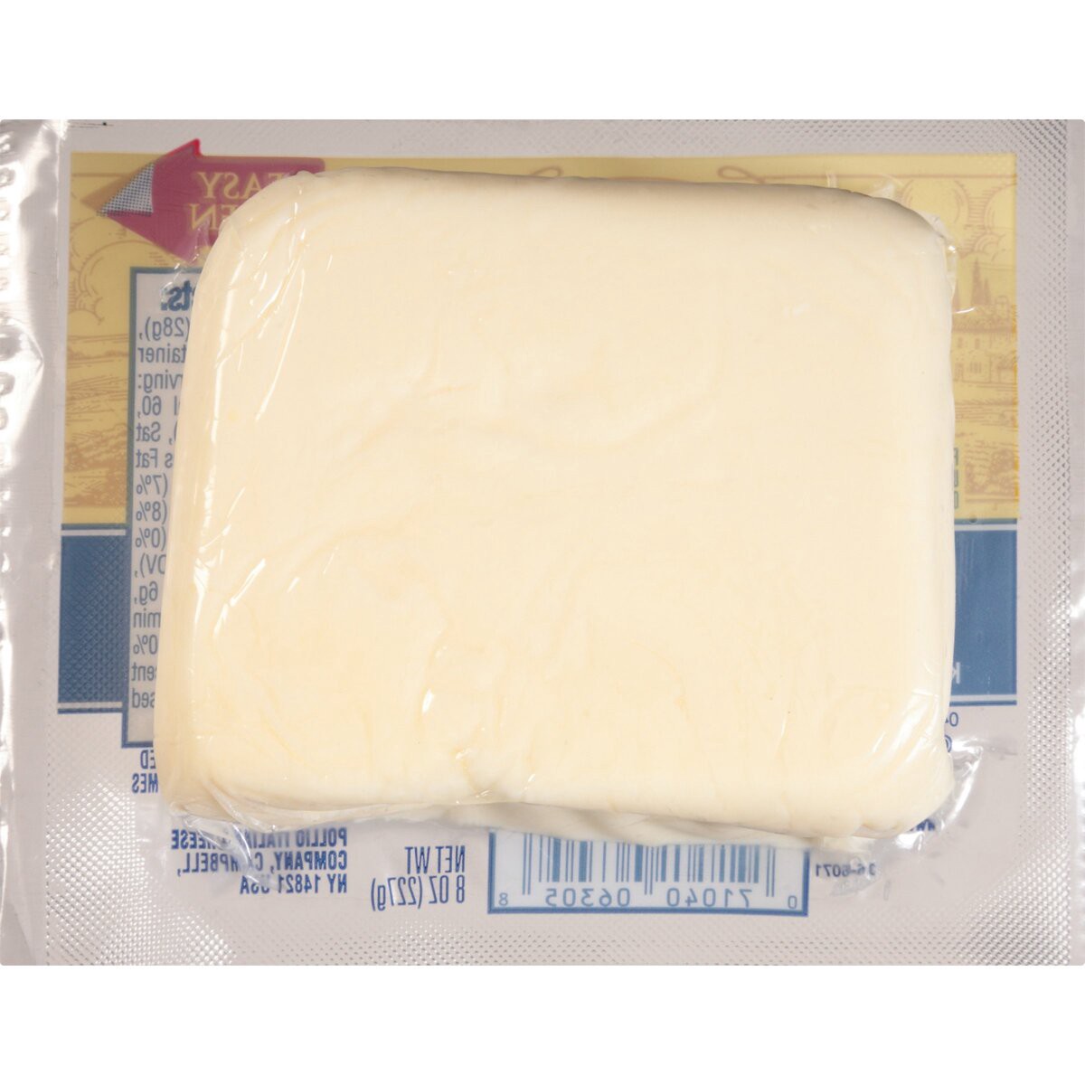 slide 5 of 7, Polly-O Mozzarella Cheese Chunk with Whole Milk, 8 oz