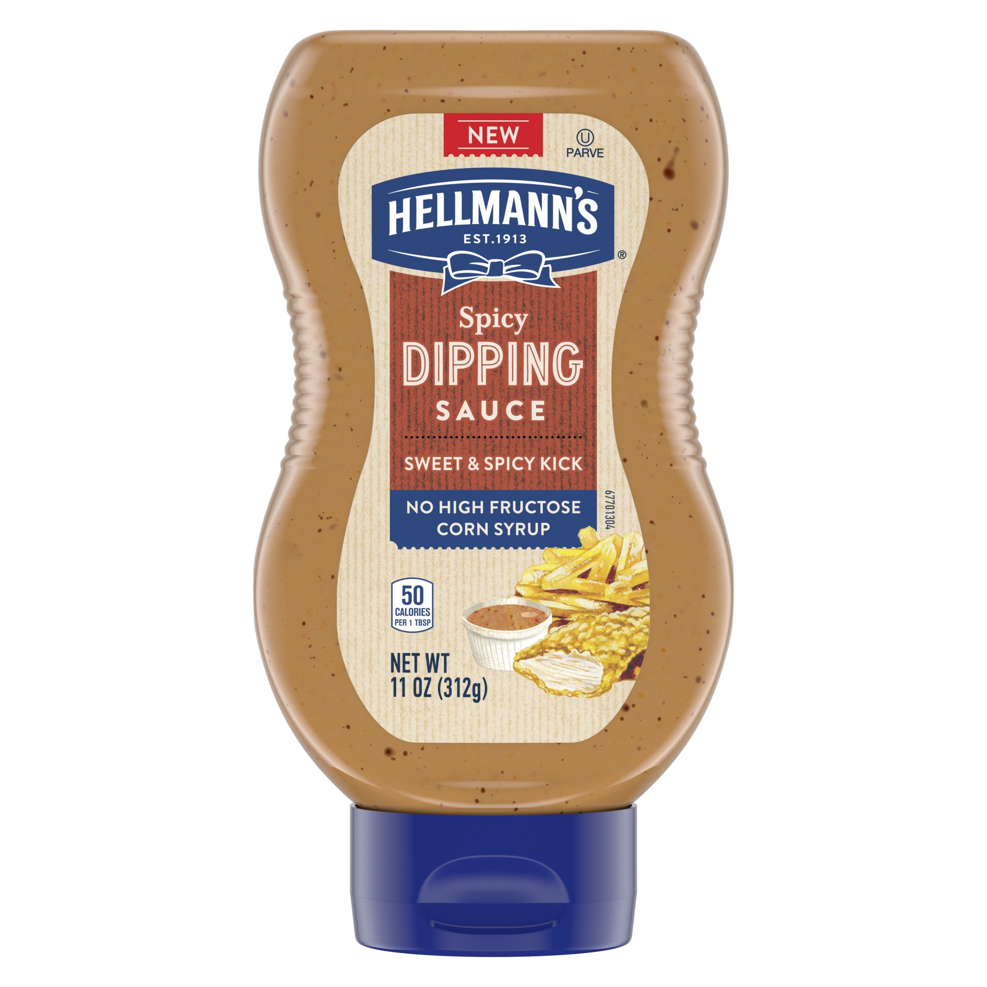 slide 1 of 1, Hellmann's Spicy Dipping Sauce, 11 oz