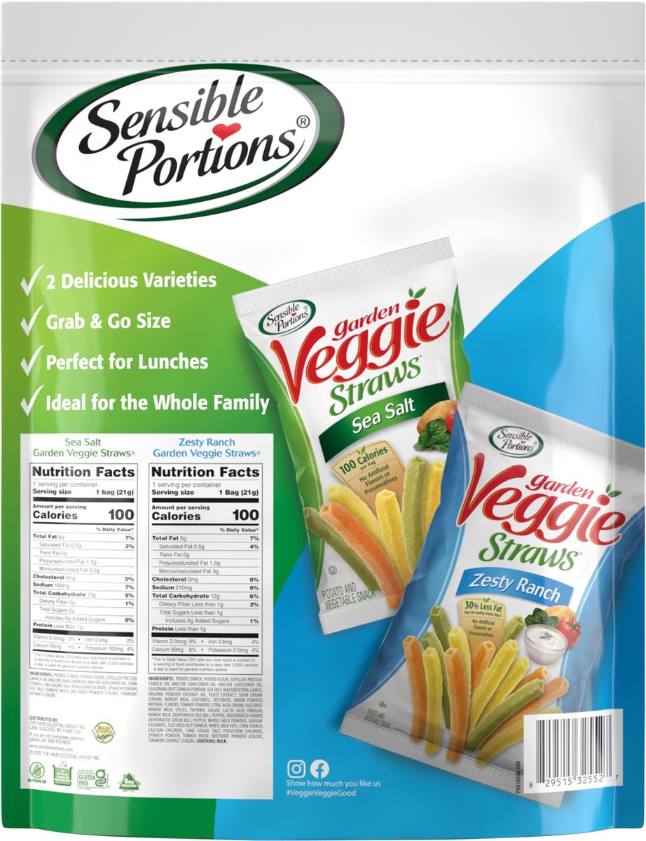 slide 3 of 3, Sensible Portions Potato and Vegetable Snack 10 - 0.75 oz Bags, 10 ct