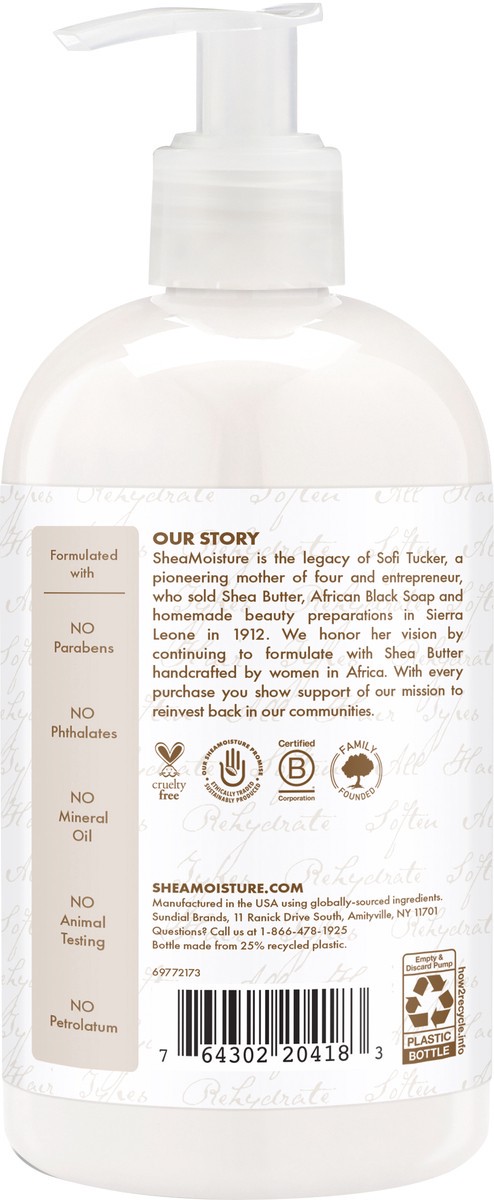 slide 5 of 5, SheaMoisture Daily Hydrating Conditioner 100% Virgin Coconut Oil, 13 oz, 13 fl oz