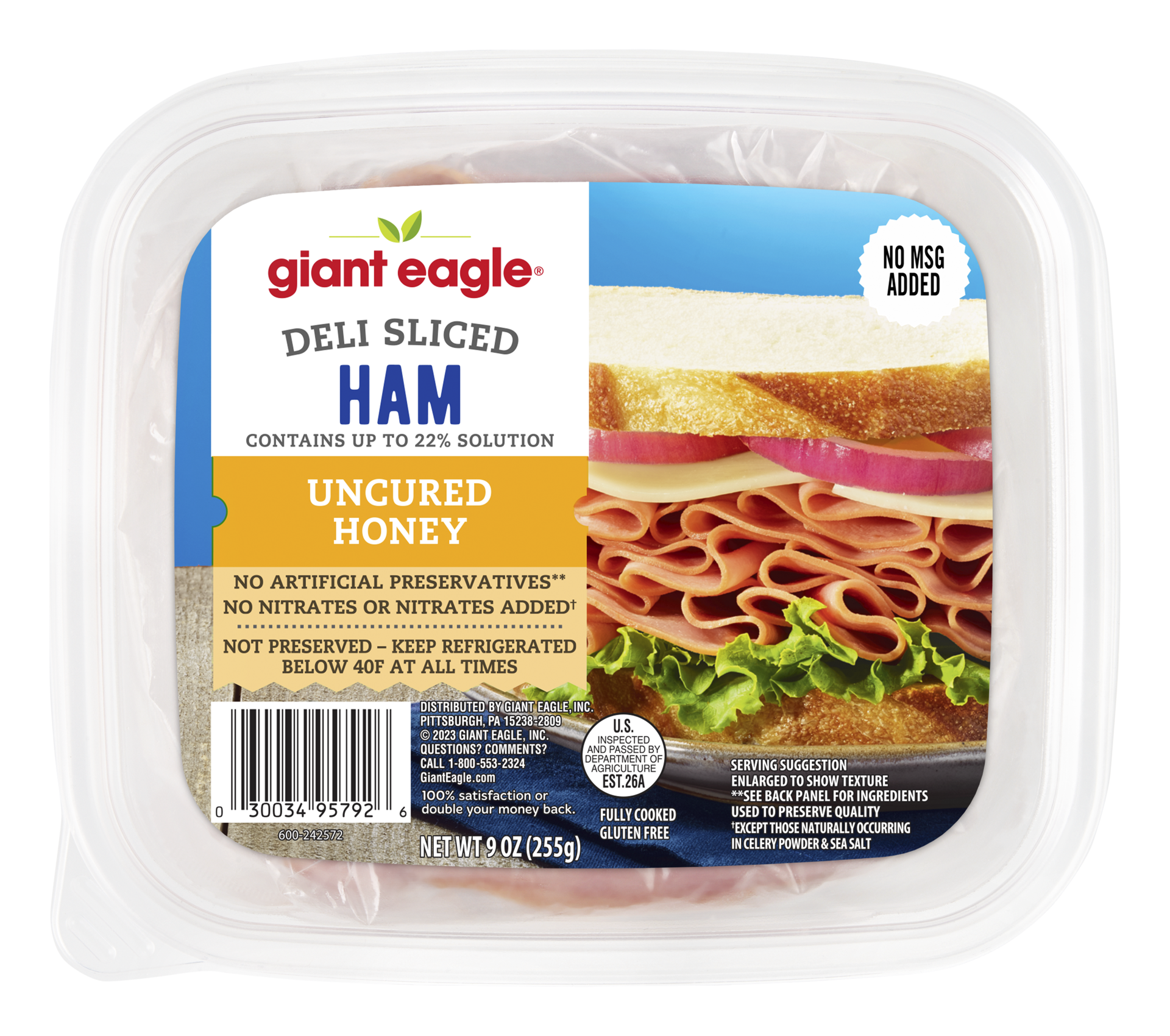 slide 1 of 1, Ge Honey Ham Tub, 9 oz