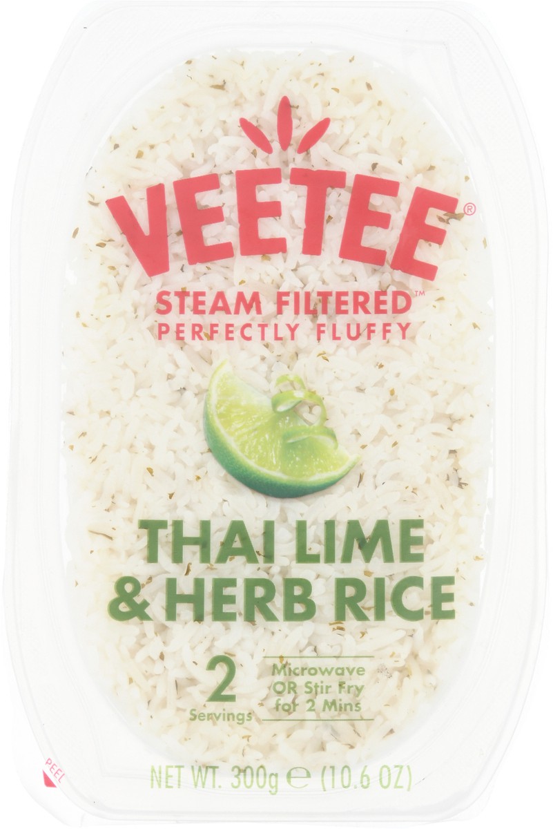 slide 2 of 11, VeeTee Steam Filtered Thai Lime & Herb Rice 10.6 oz, 10.6 oz