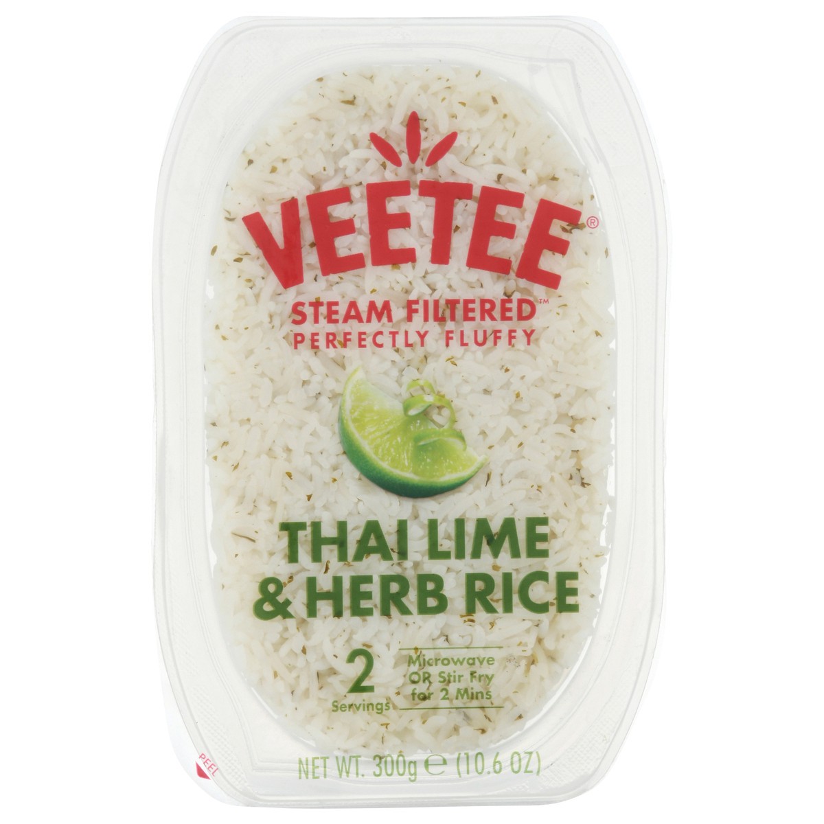 slide 11 of 11, VeeTee Steam Filtered Thai Lime & Herb Rice 10.6 oz, 10.6 oz