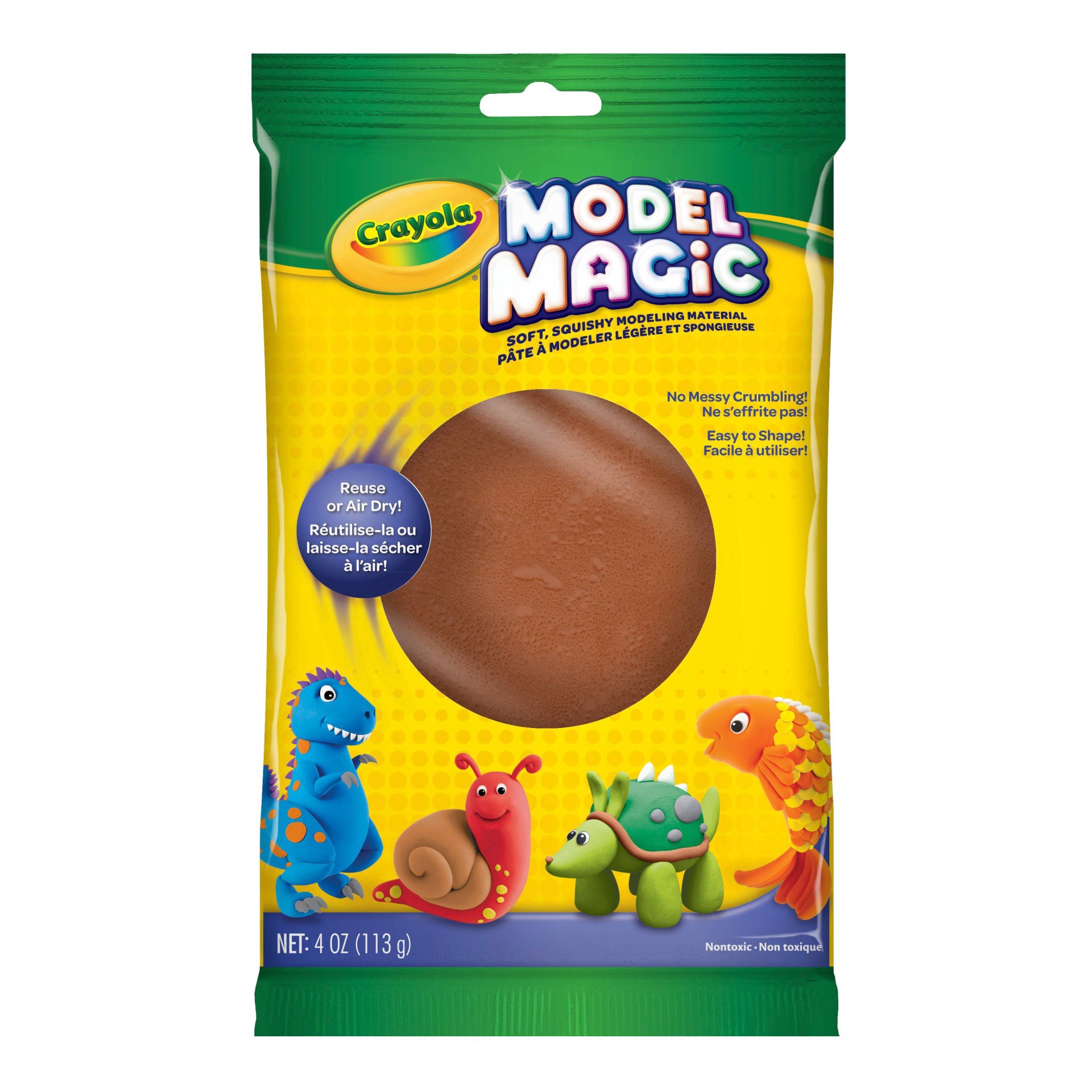 slide 1 of 7, Crayola Model Magic Earthtone, Ages 3+, 4 oz