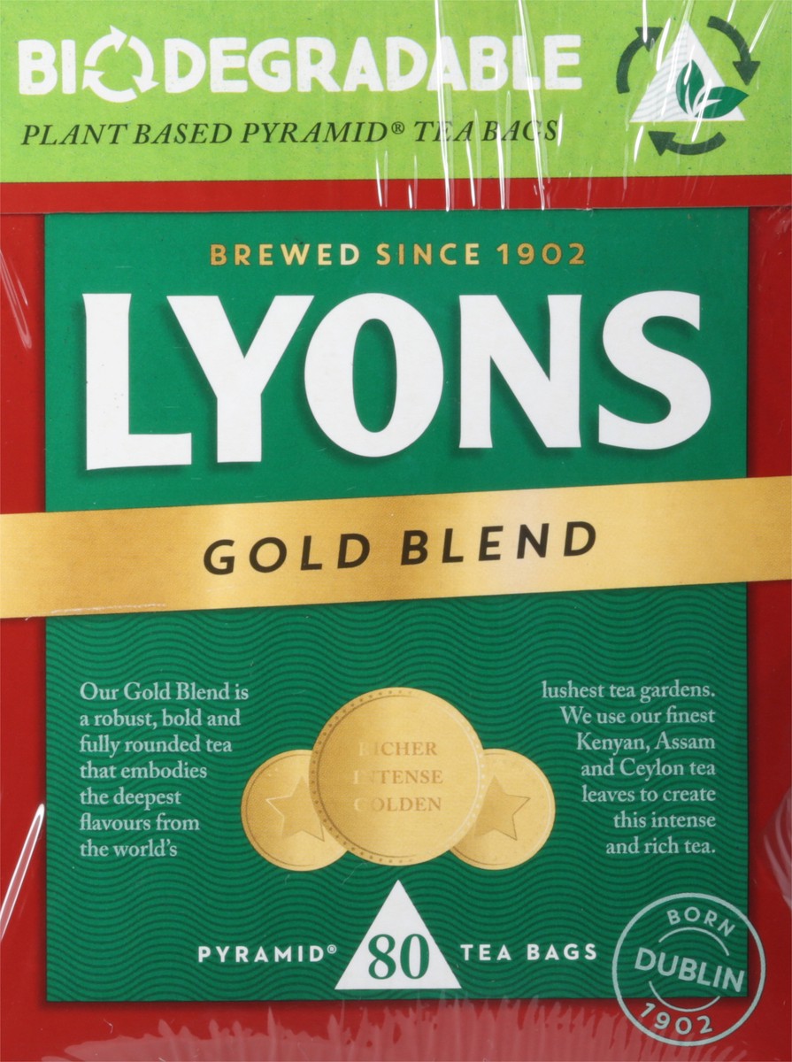 slide 1 of 4, Lyons Gold Blend Pyramid Tea Bags - 80 ct, 80 ct