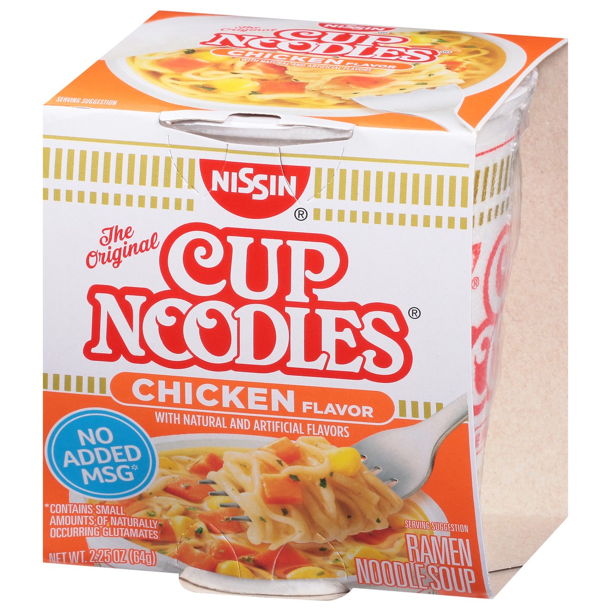 slide 3 of 9, Nissin Original Cup Noodles Chicken, 2.25 oz