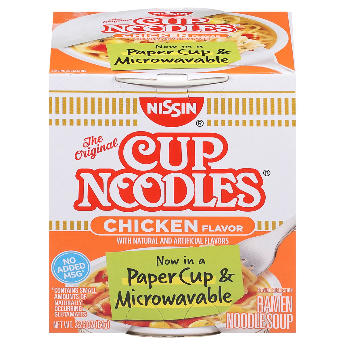 slide 1 of 9, Nissin Original Cup Noodles Chicken, 2.25 oz