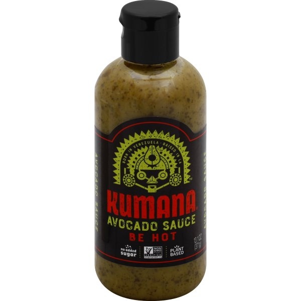 slide 1 of 1, Kumana Be Hot Avocado Sauce, 13.1 oz