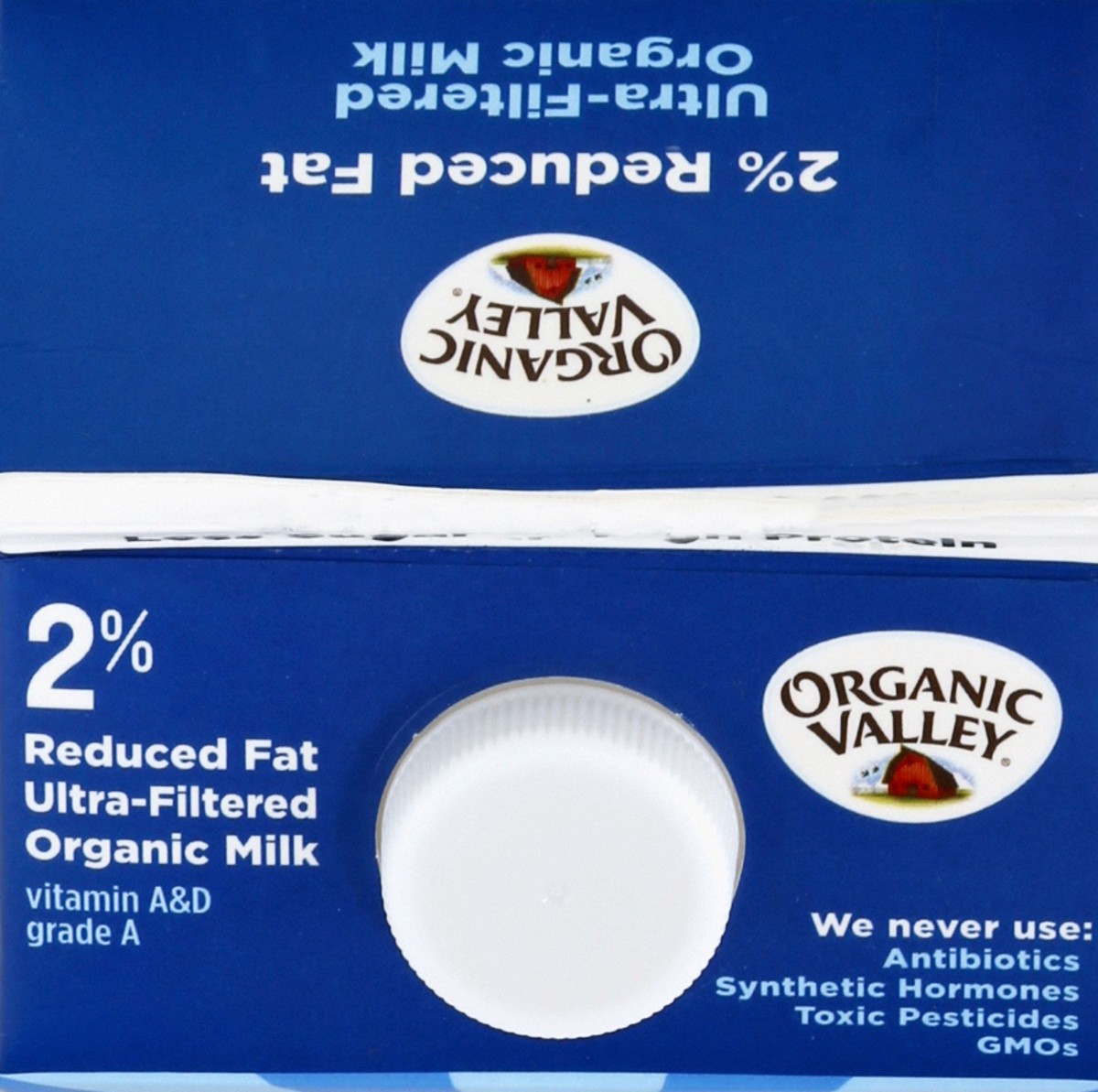 slide 6 of 6, Organic Valley Ultra 2% Reduced Fat Ultra-Filtered Organic Milk, 56 fl oz