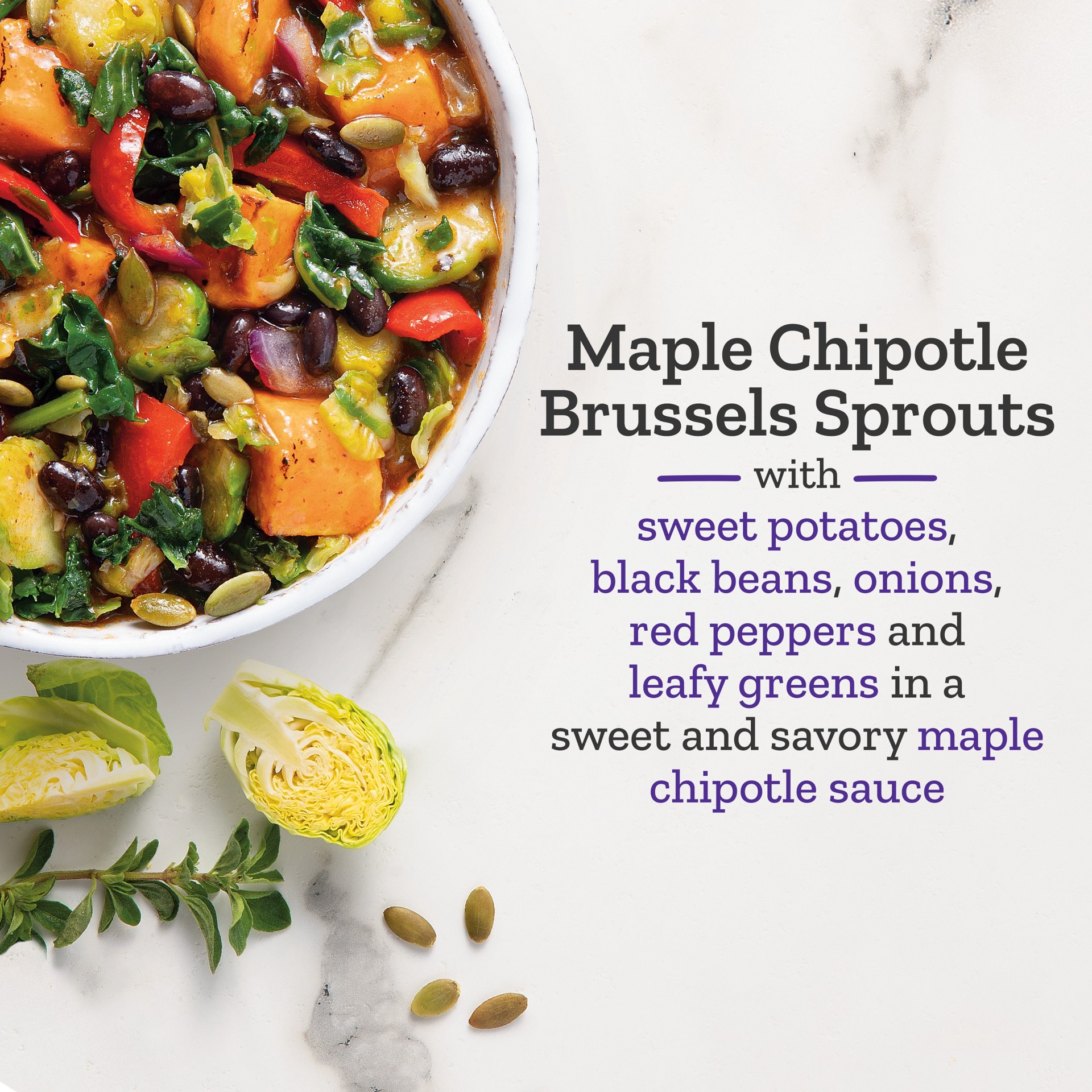 slide 4 of 5, Purple Carrot Maple Chipotle Veggie Bowl, Frozen Meal, 10.75 oz, 10.75 oz