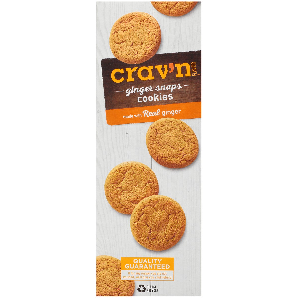 slide 4 of 9, Crav'n Flavor Ginger Snaps Cookies, 12 oz