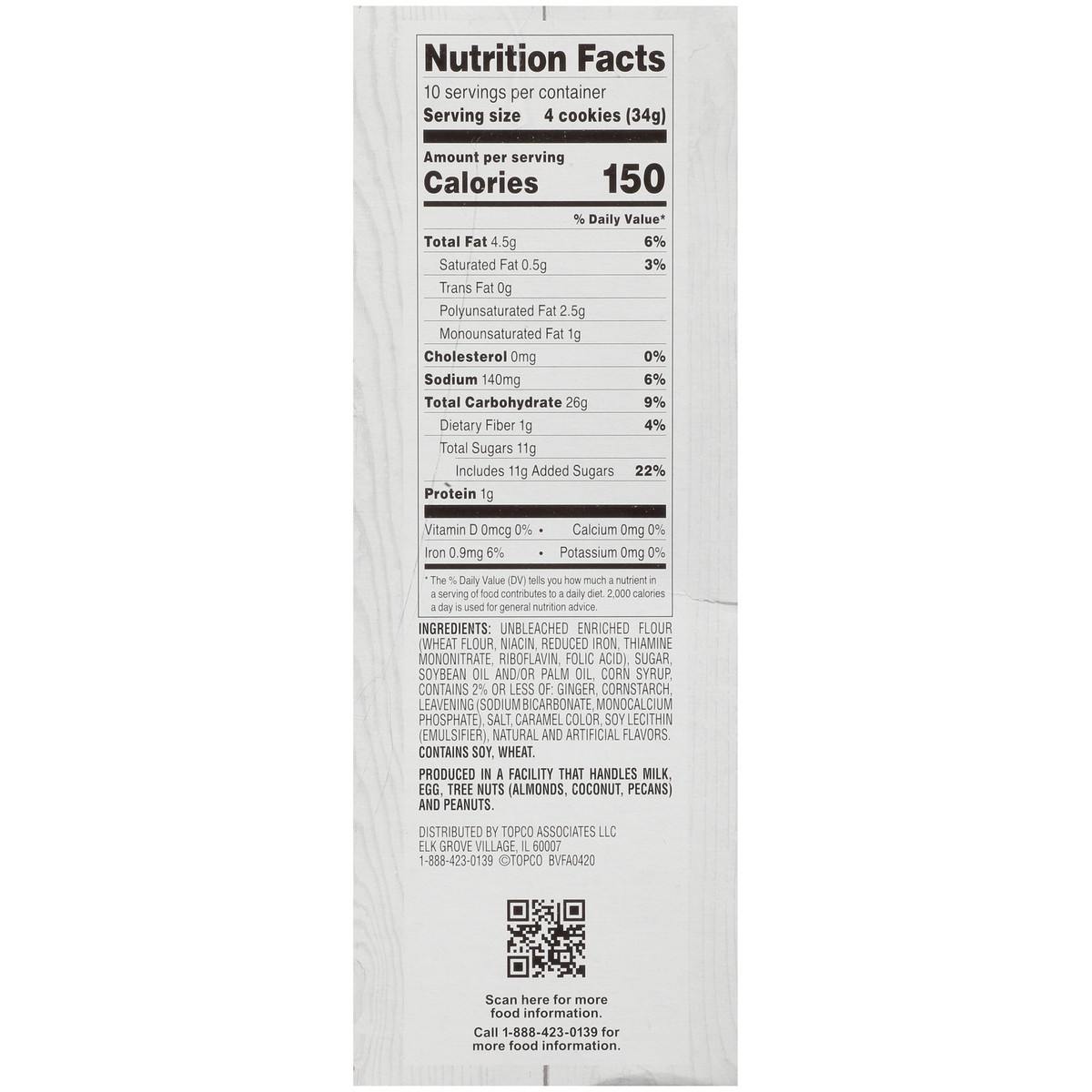 slide 2 of 9, Crav'n Flavor Ginger Snaps Cookies, 12 oz