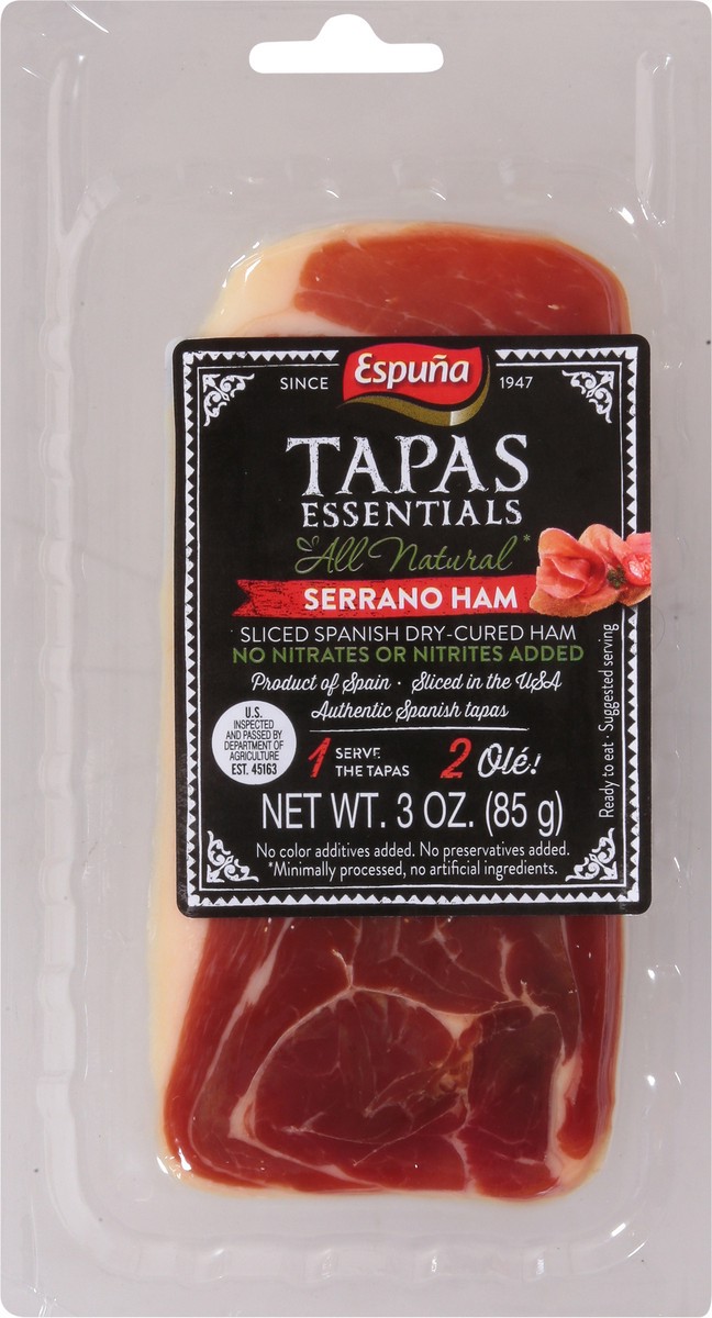 slide 2 of 9, Espuña Tapas Essentials Serrano Ham 3 oz, 3 oz